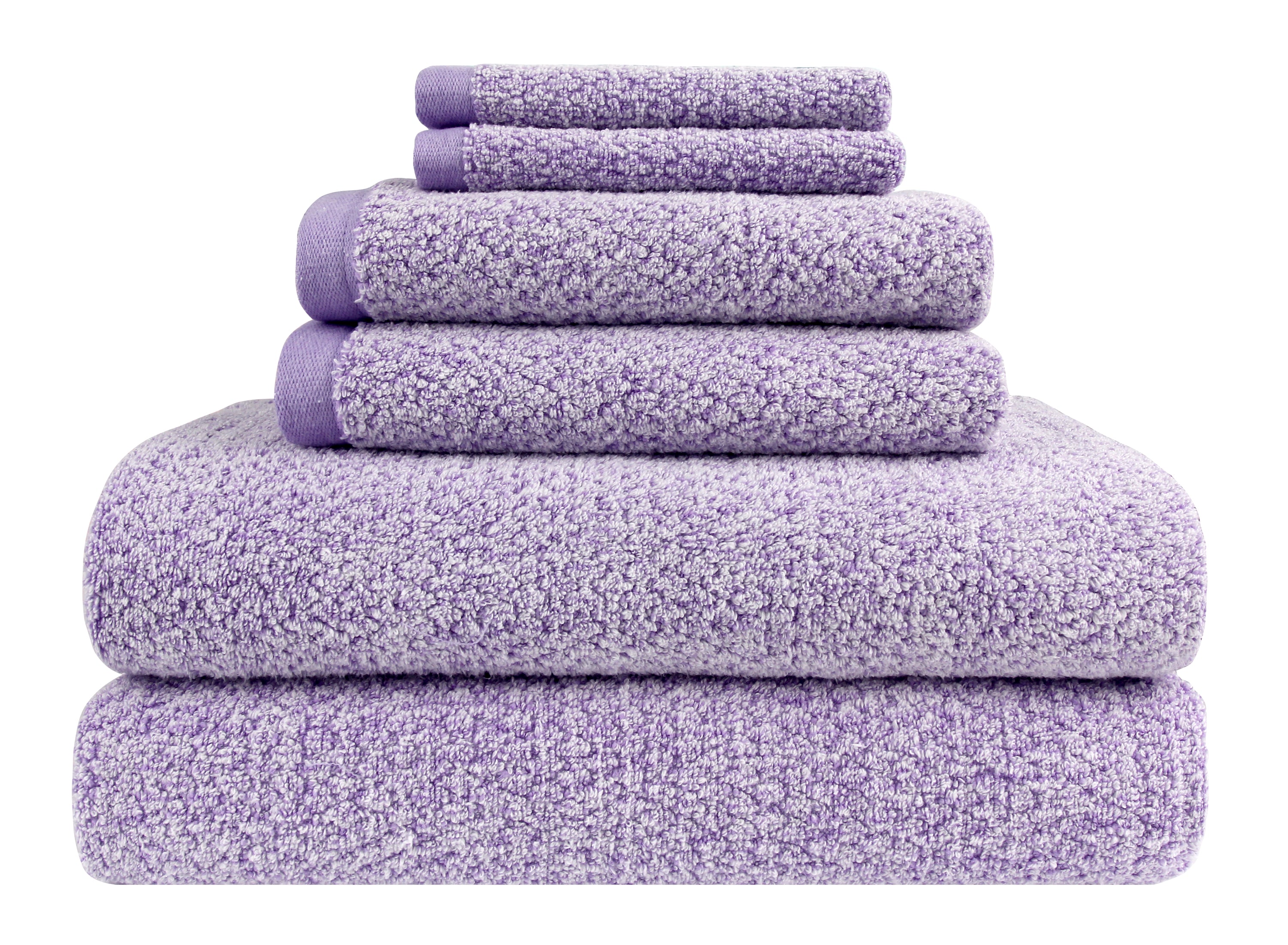 Signature Heathered Towel, 6 PC SET