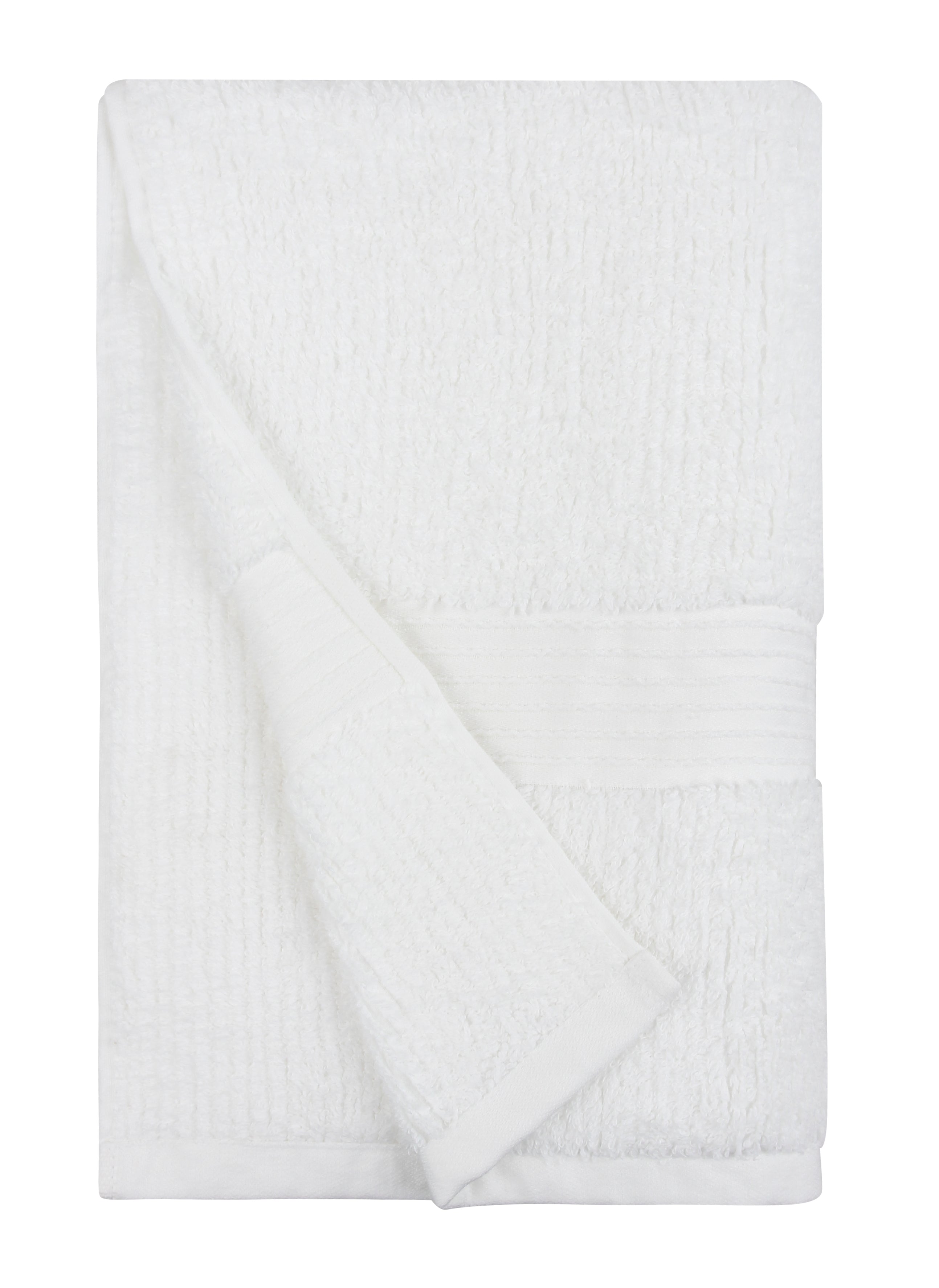 Farberware By Everplush Ribbed Plush Towel -6 PC Towel Set